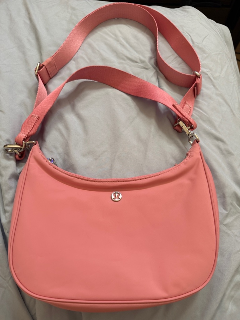 lululemon athletica Coral Pink Shoulder Crossbody Bag